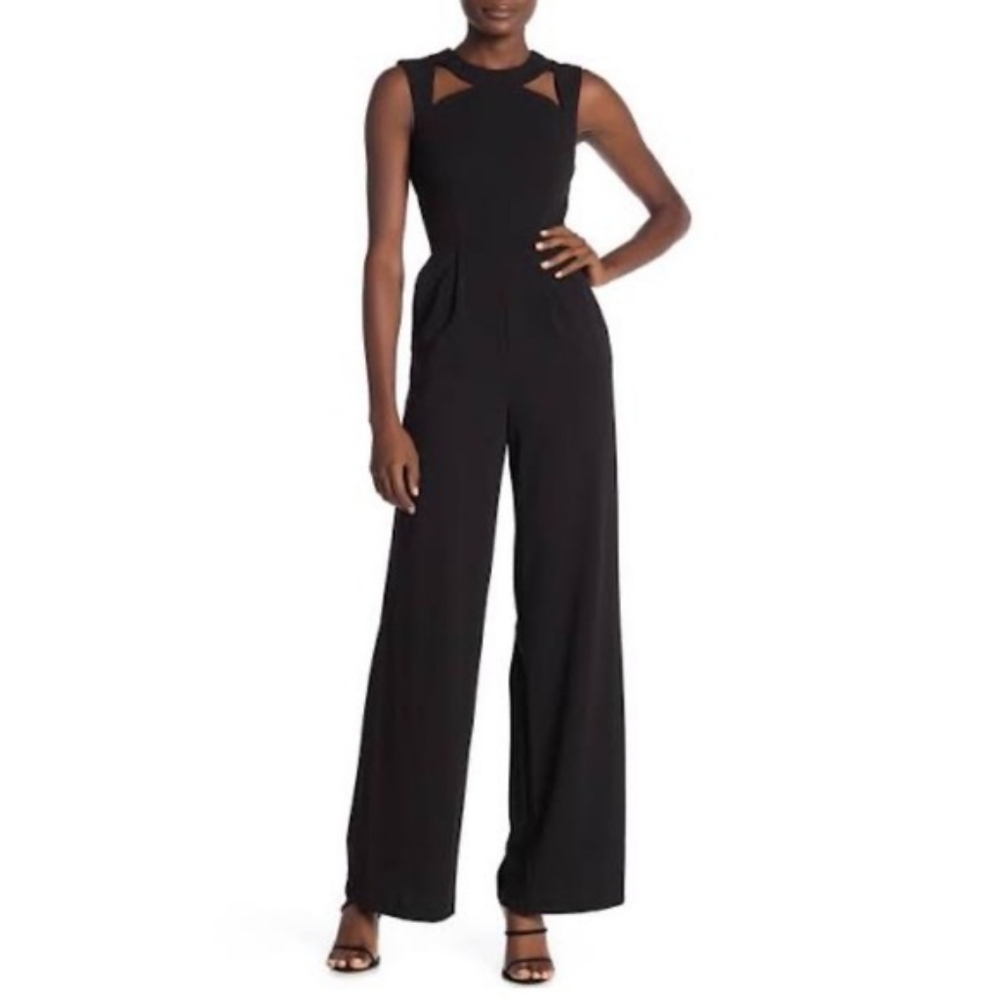 Calvin Klein Black Cocktail Jumpsuit